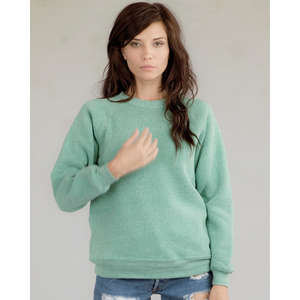 Alternative Long-Sleeve Basic Fleece Crew - Dark/Colors Green, Eco