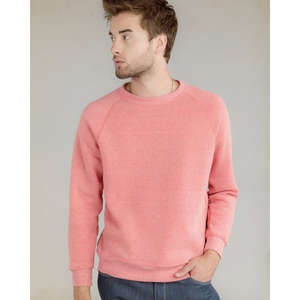 Alternative Long-Sleeve Basic Fleece Crew - Dark/Colors Red, Eco