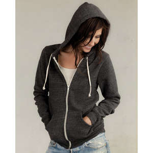 Custom Promotional Alternative Long-Sleeve Zip Hoodie - Dark/Colors
