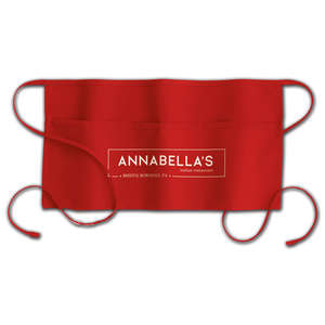 Custom Promotional Big Accessories Three-Pocket 10" Waist Apron - Dark/All