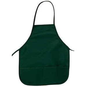 Big Accessories Two-Pocket 24" Apron - Dark/All Green, Forest