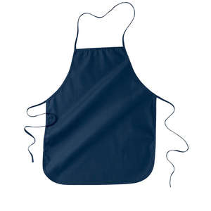 Big Accessories 24" Apron without Pockets - Dark/All Blue, Navy
