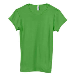 Bella Women's 1x1 Baby Rib Cap-Sleeve T-Shirt - Dark/All Green, Leaf