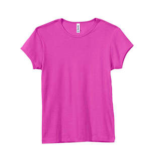 Bella Women's 1x1 Baby Rib Cap-Sleeve T-Shirt - Dark/All Berry