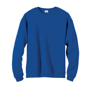 Hanes Premium Cotton Fleece Crew - Dark/Colors Blue, Deep Royal