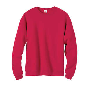 Hanes Premium Cotton Fleece Crew - Dark/Colors Red, Deep