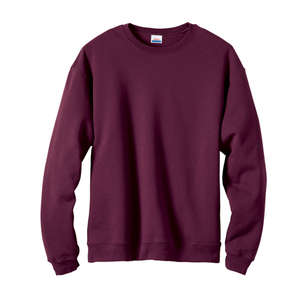 Hanes Premium Cotton Fleece Crew - Dark/Colors Maroon