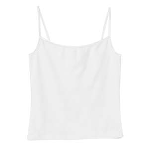 Custom Promotional Bella Women's Cotton/Spandex Camisole - White/Neutral