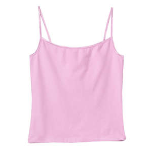 Bella Women's Cotton/Spandex Camisole - Dark/All Pink