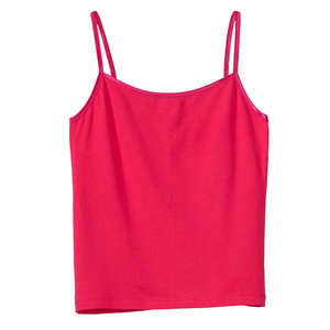 Bella Women's Cotton/Spandex Camisole - Dark/All Fuchsia