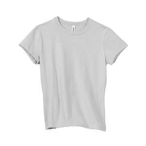 Bella Women's Crew Neck Jersey T-Shirt - Dark/Colors Silver