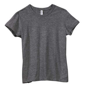 Bella Women's Crew Neck Jersey T-Shirt - Dark/Colors Gray, Deep Heathered