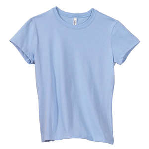 Bella Women's Crew Neck Jersey T-Shirt - Dark/Colors Blue, Baby