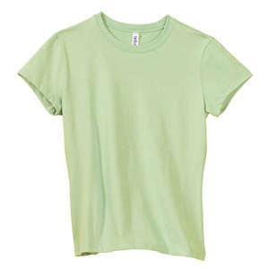 Bella Women's Crew Neck Jersey T-Shirt - Dark/Colors Green, Lime Wedge