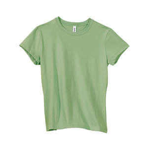 Bella Women's Crew Neck Jersey T-Shirt - Dark/Colors Green, Moss