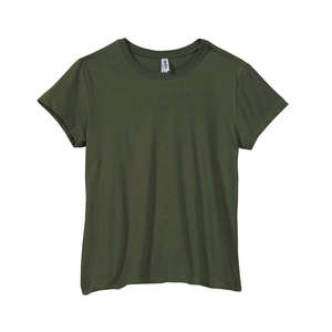 Bella Women's Crew Neck Jersey T-Shirt - Dark/Colors Green, Army