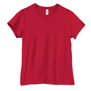 Bella Women's Crew Neck Jersey T-Shirt - Dark/Colors Red