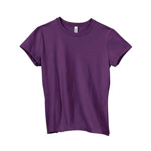 Bella Women's Crew Neck Jersey T-Shirt - Dark/Colors Currant