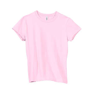 Bella Women's Crew Neck Jersey T-Shirt - Dark/Colors Pink, Soft