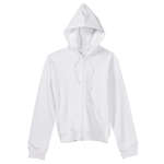 Imprinted Sweatshirts & Sweatpants - Bella Women's Full-Zip Raglan Hoodie - White/Neutral