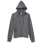 Custom Apparel - Bella Women's Full-Zip Raglan Hoodie - Dark/Colors