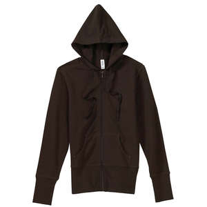 Bella Women's Stretch French Terry Lounge Jacket - Dark/All Chocolate