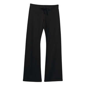 Bella Women's Stretch French Terry Lounge Pant - Dark/All Black