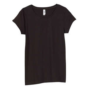 Bella Women's Marcelle Sheer Jersey Longer-Length T-Shirt - Dark/Colors Chocolate