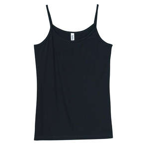 Bella Women's Louise Sheer Jersey Longer-Length Tank - Dark/Colors Black