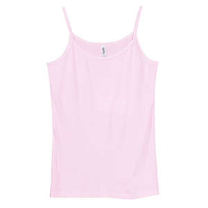 Bella Women's Louise Sheer Jersey Longer-Length Tank - Dark/Colors Pink, Soft