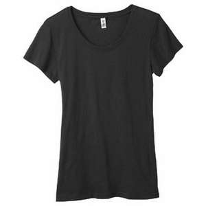 Bella Women's Camille Tissue Jersey T-Shirt - Dark/All Black