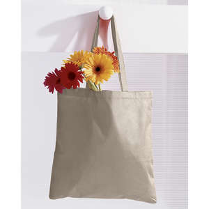 BAGedge 8 oz. Canvas Tote - Dark/All Natural
