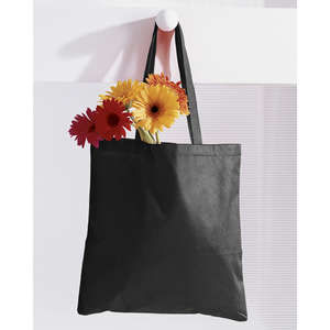 BAGedge 8 oz. Canvas Tote - Dark/All Black