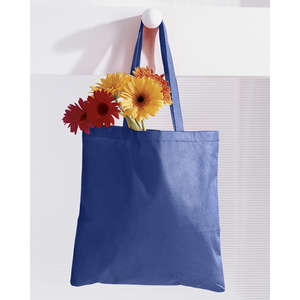 BAGedge 8 oz. Canvas Tote - Dark/All Blue, Royal