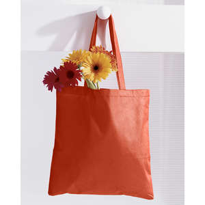 BAGedge 8 oz. Canvas Tote - Dark/All Orange