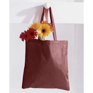 BAGedge 8 oz. Canvas Tote - Dark/All Maroon
