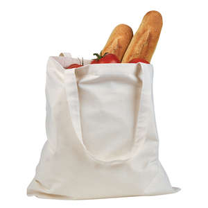 BAGedge 6 oz. Canvas Promo Tote - Dark/All Natural
