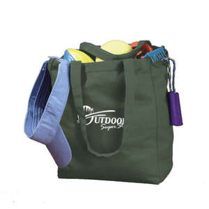Custom Promotional BAGedge 12 oz. Canvas Book Tote - Dark/All