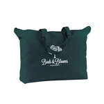 Promotional Bags - BAGedge Canvas Zippered Book Tote - Dark/All