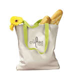 Promotional Tote Bags - BAGedge 12 oz. Canvas Tote with Contrasting Handles - Dark/All
