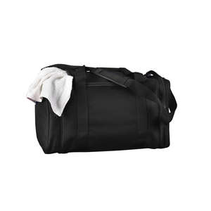 BAGedge Small Nylon Sport Duffel - Dark/All Black