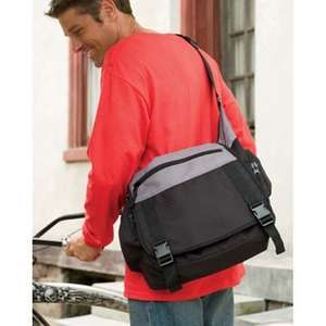 Custom Promotional BAGedge Bike Messenger Bag - Dark/All