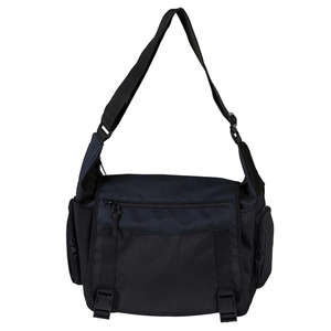 BAGedge Bike Messenger Bag - Dark/All Black/Blue, Navy