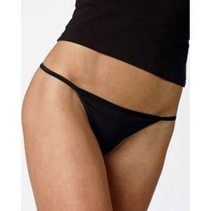 Bella Women's Cotton/Spandex Thong - Dark/Colors