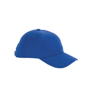 Big Accessories 6-Panel Brushed Twill Unstructured Cap - Dark/All Blue, Royal