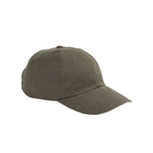Big Accessories 6-Panel Brushed Twill Unstructured Cap - Dark/All Olive