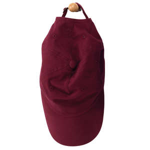 Big Accessories 6-Panel Brushed Twill Unstructured Cap - Dark/All Coffee