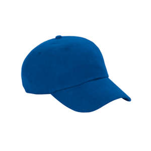 Big Accessories 6-Panel Washed Twill Low-Profile Cap - Dark/All Blue, Royal