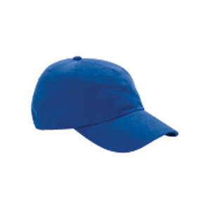 Big Accessories 5-Panel Brushed Twill Unstructured Cap - Dark/All Blue, Royal