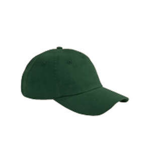 Big Accessories 5-Panel Brushed Twill Unstructured Cap - Dark/All Green, Forest
